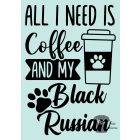 Orosz Fekete Terrier póló - Black Russian Terrier pulcsi - Kutyás póló - Egyedi Feliratos póló