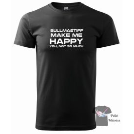   Bullmasztiff póló - Bullmastiff póló - Kutyás póló - Egyedi Feliratos póló