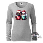 Karácsonyi Bullmasztiff póló - Bullmastiff póló - Kutyás póló - Egyedi Feliratos póló