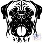 Bullmasztiff póló - Bullmastiff póló - Kutyás póló - Egyedi Feliratos póló