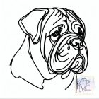 Bullmasztiff póló - Bullmastiff póló - Kutyás póló - Egyedi Feliratos póló