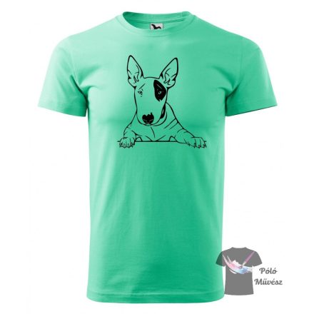 Bullterrier póló - Bull Terrier póló - Kutyás póló - Egyedi Feliratos póló