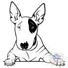 Bullterrier póló - Bull Terrier póló - Kutyás póló - Egyedi Feliratos póló