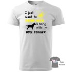 Bullterrier póló - Bull Terrier póló - Kutyás póló - Egyedi Feliratos póló