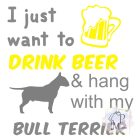 Bullterrier póló - Bull Terrier póló - Kutyás póló - Egyedi Feliratos póló