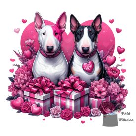   Bullterrier póló - Bull Terrier póló - Kutyás póló - Egyedi Feliratos póló