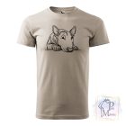 Bullterrier póló - Bull Terrier póló - Kutyás póló - Egyedi Feliratos póló