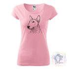 Bullterrier póló - Bull Terrier póló - Kutyás póló - Egyedi Feliratos póló