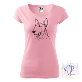   Bullterrier póló - Bull Terrier póló - Kutyás póló - Egyedi Feliratos póló