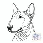 Bullterrier póló - Bull Terrier póló - Kutyás póló - Egyedi Feliratos póló