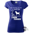 Cairn Terrier póló - Cairn Terrier pulóver - Kutyás póló - Egyedi Feliratos póló