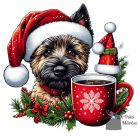 Karácsonyi Cairn Terrier póló - Cairn Terrier pulóver - Kutyás póló - Egyedi Feliratos póló