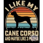 Cane Corso póló - Kutyás póló - Egyedi Feliratos póló