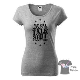   Catpuccino Cicás póló - Macska póló - Cicás pulcsi - Egyedi Póló