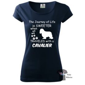   Cavalier King Charles Spániel póló - Spánieles póló - Kutyás póló - Egyedi Feliratos póló
