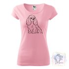Cavalier King Charles Spániel póló - Spánieles póló - Kutyás póló - Egyedi Feliratos póló