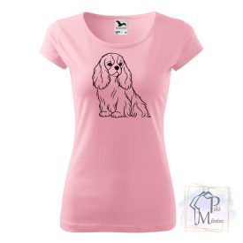   Cavalier King Charles Spániel póló - Spánieles póló - Kutyás póló - Egyedi Feliratos póló
