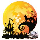 Halloween Kínai Meztelen kutya póló - Chinese Crested pulcsi - Kutyás póló - Egyedi Feliratos póló