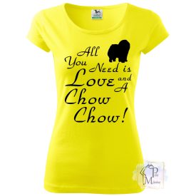   Csau Csau póló - Chow Chow póló - Kutyás póló - Egyedi Feliratos póló