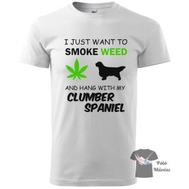   Clumber Spániel póló - Clumber Spaniel póló - Kutyás póló - Egyedi Feliratos póló