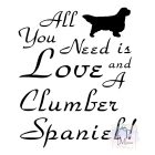 Clumber Spániel póló - Clumber Spaniel póló - Kutyás póló - Egyedi Feliratos póló
