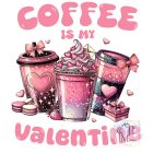Valentin Napi Kávés póló - Kávé póló - Vicces póló - Egyedi Feliratos Póló