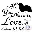 Coton de Tuléar póló - Coton de Tuléar pulcsi - Kutyás póló - Egyedi Feliratos póló