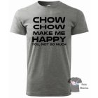 Csau Csau póló - Chow Chow póló - Kutyás póló