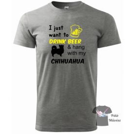   Csivava póló - Chihuahua póló - Kutyás póló - Egyedi Feliratos póló