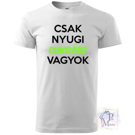   Feliratos cukrász póló – Ajándék ötlet cukrászoknak és hobbisütőknek