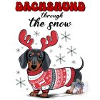 Karácsonyi Tacskó póló - Tacsis pulcsi - Kutyás póló - Egyedi Feliratos póló