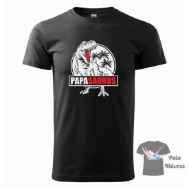   Apu póló - Apa póló - apák napi póló - Papasaurus póló
