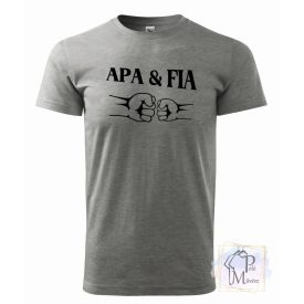 Apu póló - Apa póló - apák napi póló