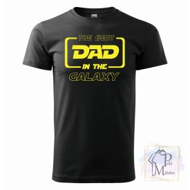   The Best Dad In The Galaxy póló - A világ legjobb apukája – póló felirattal