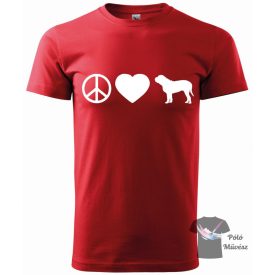   Dogue de Bordeaux póló - Bordeaux-i Dog póló - Kutyás póló - Egyedi Feliratos póló