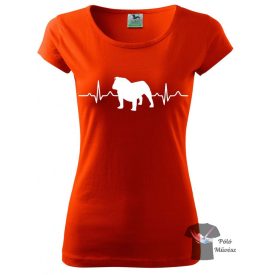   Angol Bulldog póló - Bulldog póló - Kutyás póló - Egyedi Feliratos póló