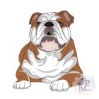 Angol Bulldog póló - Bulldog póló - Kutyás póló - Egyedi Feliratos póló
