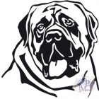 Angol Masztiff póló - Mastiff póló - Kutyás póló - Egyedi Feliratos póló