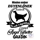 Angol Szetter póló - English Setter póló - Kutyás póló - Egyedi Feliratos póló