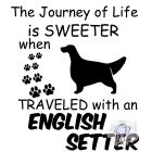 Angol Szetter póló - English Setter póló - Kutyás póló - Egyedi Feliratos póló