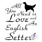 Angol Szetter póló - English Setter póló - Kutyás póló - Egyedi Feliratos póló