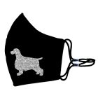 Angol Springer Spániel maszk - Kutyás Maszk, Mosható textil szájmaszk