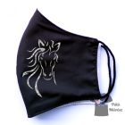 Lovas maszk - Egyedi Feliratos Maszk - Mosható textil szájmaszk