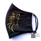 Lovas maszk - Egyedi Feliratos Maszk - Mosható textil szájmaszk