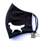 Golden Retriever maszk - Kutyás Maszk, Mosható textil szájmaszk