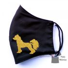 Kínai Meztelen kutya maszk - Kutyás Maszk, Mosható textil szájmaszk