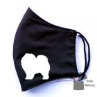 Csau Csau maszk - Kutyás Maszk, Mosható textil szájmaszk