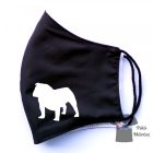 Angol Bulldog maszk - Kutyás Maszk, Mosható textil szájmaszk