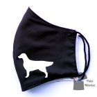 Flat Coated Retriever maszk - Kutyás Maszk, Mosható textil szájmaszk