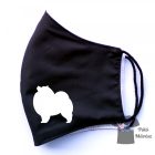 Keeshond maszk - Kutyás Maszk, Mosható textil szájmaszk